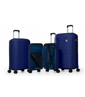 G&D Polo Suitcase PP Enjeksiyon 3'lü Valiz Seyahat Seti - Model 400.04 Lacivert