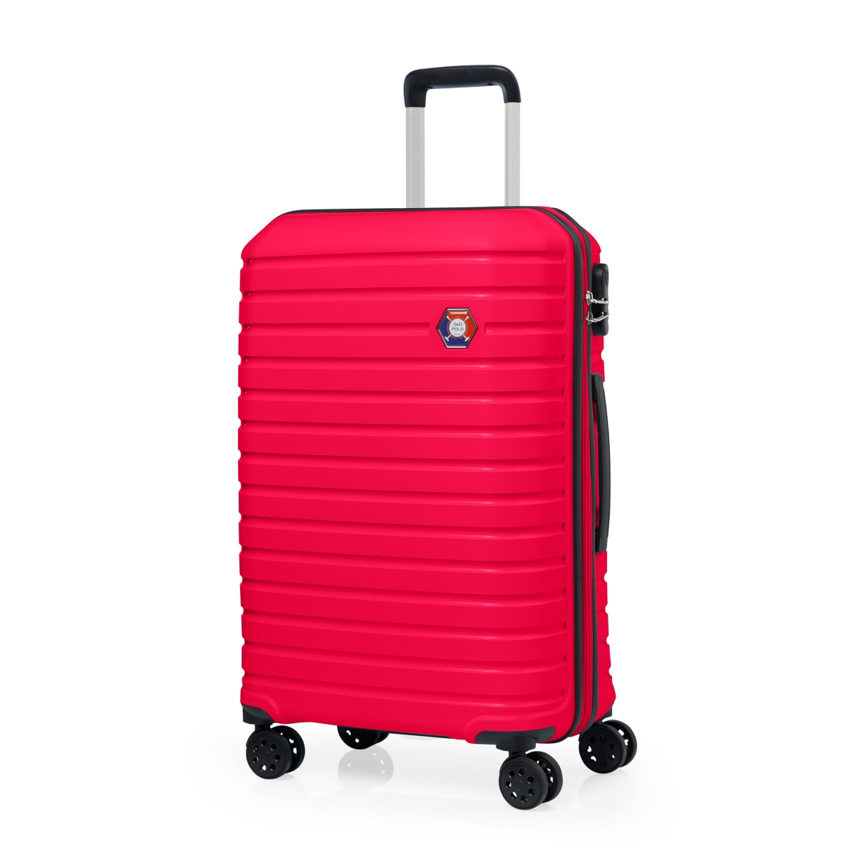 G&D Polo Suitcase PP Enjeksiyon 3'lü Valiz Seyahat Seti - Model 400.10 Fuşya Pembe