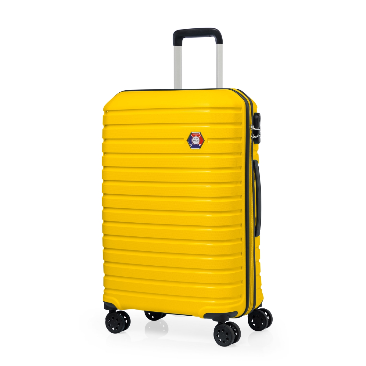 G&D Polo Suitcase PP Enjeksiyon 3'lü Valiz Seyahat Seti - Model 400.12 Sarı