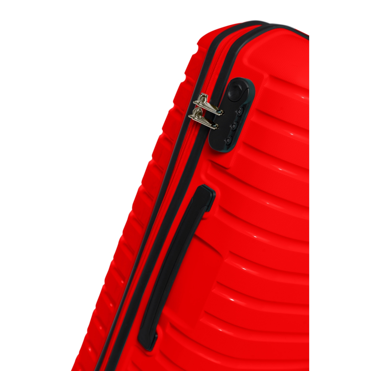 G&D Polo Suitcase PP Enjeksiyon 3'lü Valiz Seyahat Seti - Model 400.14 Kırmızı