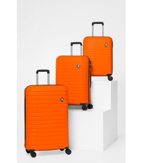 G&D Polo Suitcase PP Enjeksiyon 3'lü Valiz Seyahat Seti - Model 400.15 Turuncu