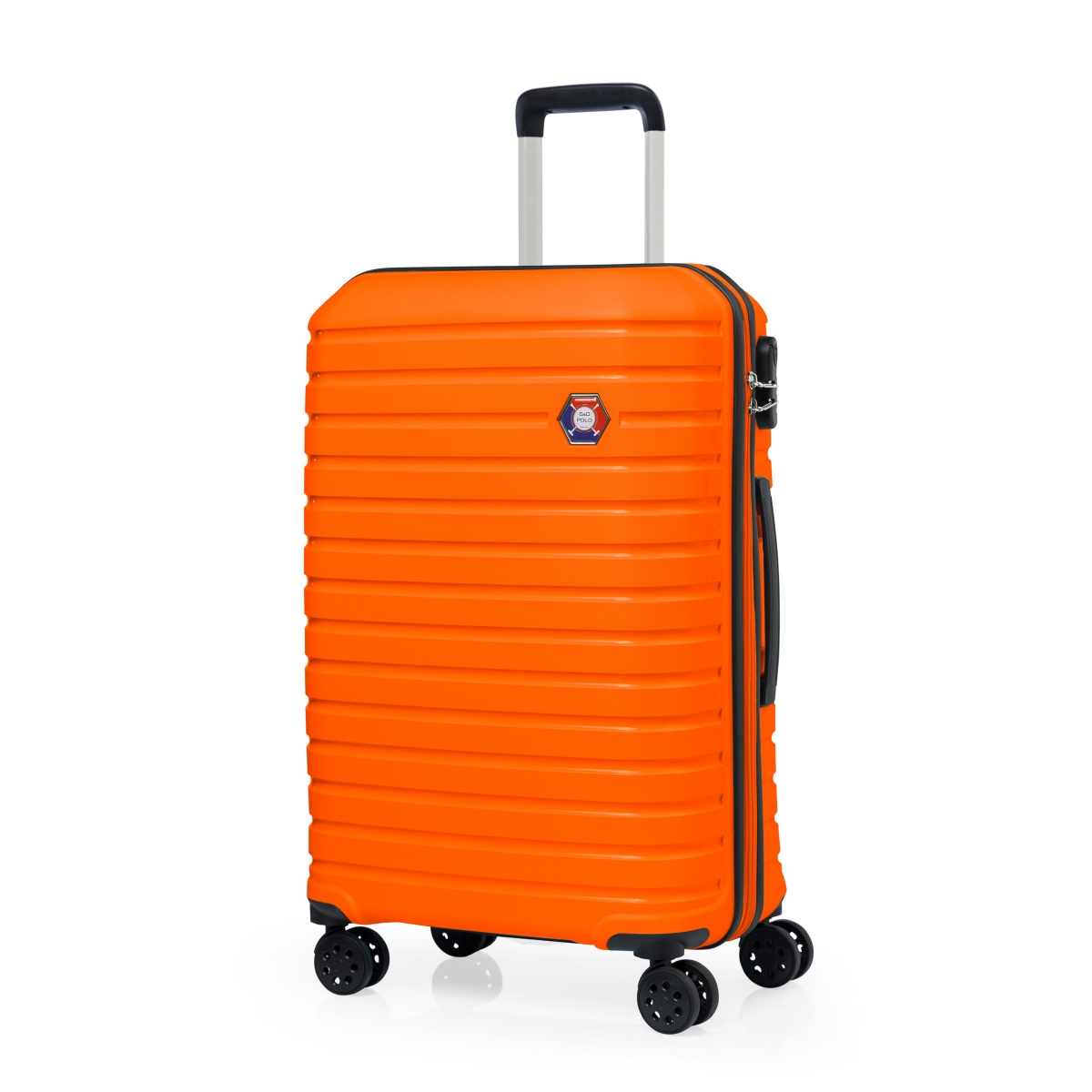 G&D Polo Suitcase PP Enjeksiyon 3'lü Valiz Seyahat Seti - Model 400.15 Turuncu