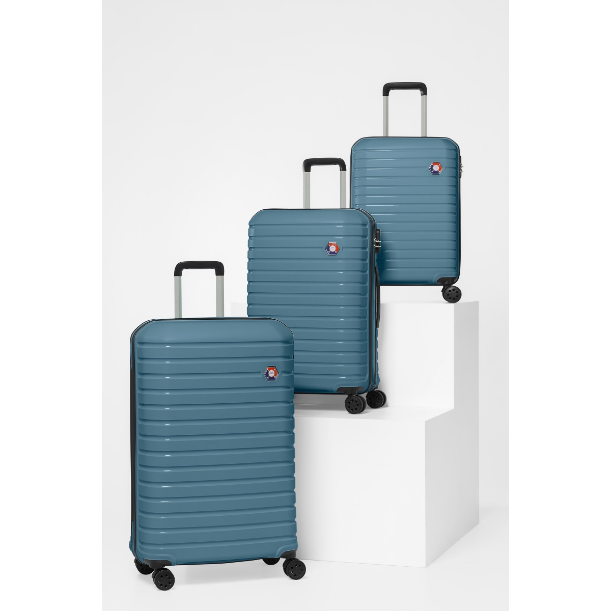 G&D Polo Suitcase PP Enjeksiyon 3'lü Valiz Seyahat Seti - Model 400.18 Tahiti