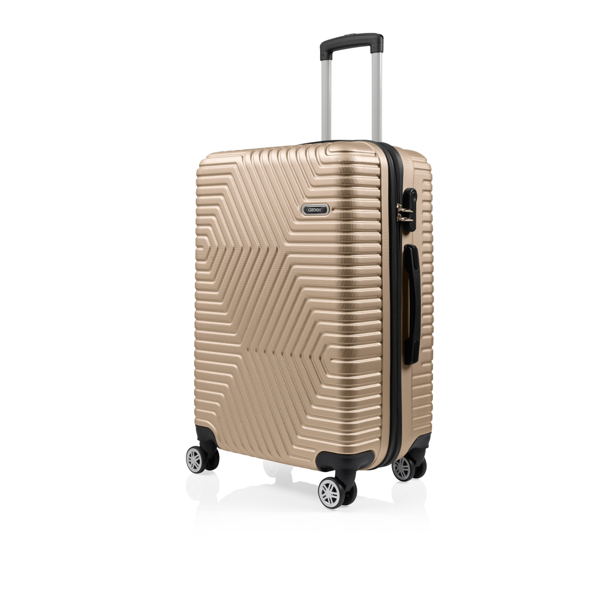 G&D Polo Suitcase ABS 3'lü Lüx Valiz Seyahat Seti - Model:600.06 Gold