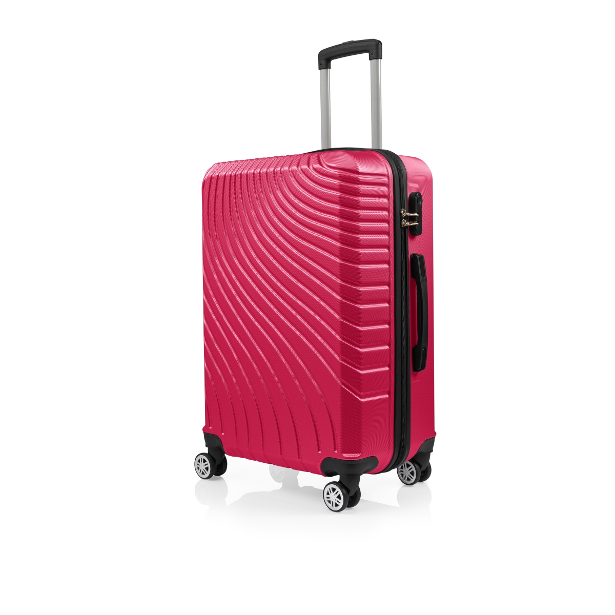 Gedox Abs 3'lü Valiz Seyahat Seti - Model:700.10 Fuşya Pembe