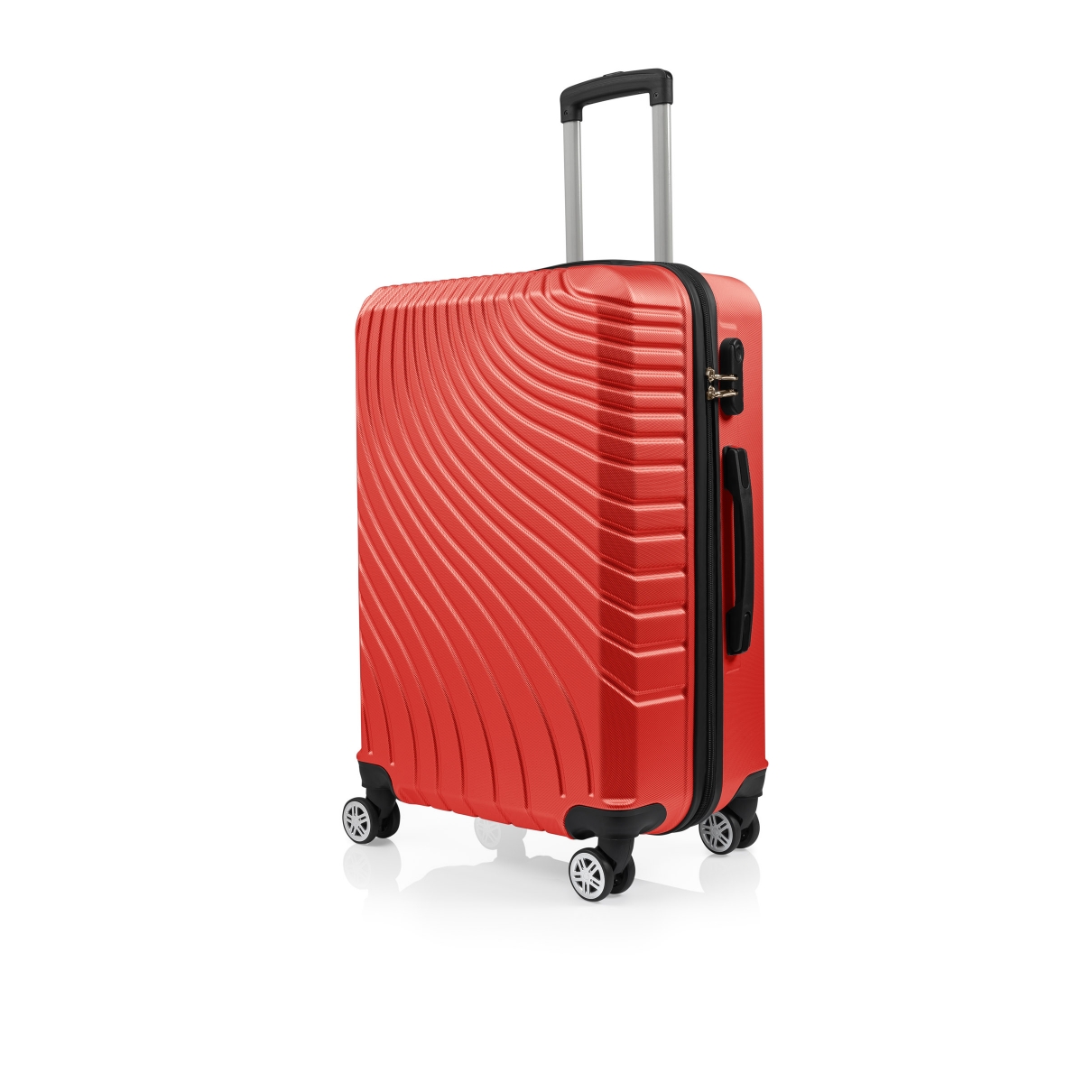Gedox Abs 3'lü Valiz Seyahat Seti - Model:700.14 Kırmızı