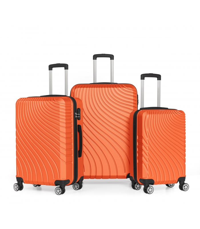 Gedox Abs 3'lü Valiz Seyahat Seti - Model:700.15 Turuncu