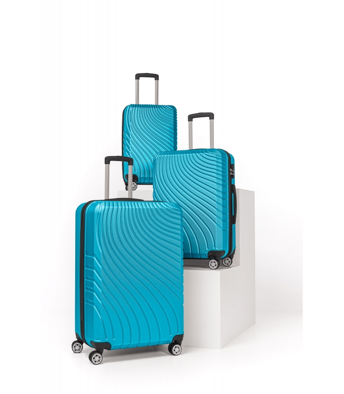 Gedox Abs 3'lü Valiz Seyahat Seti - Model:700.16 Turkuaz