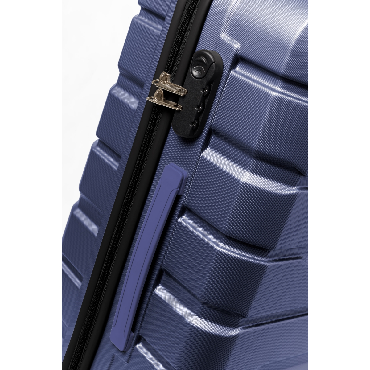 Gedox Abs Premium Tonaton 3'lü Valiz Seyahat Seti - Model:500.05 Çivit Mavi