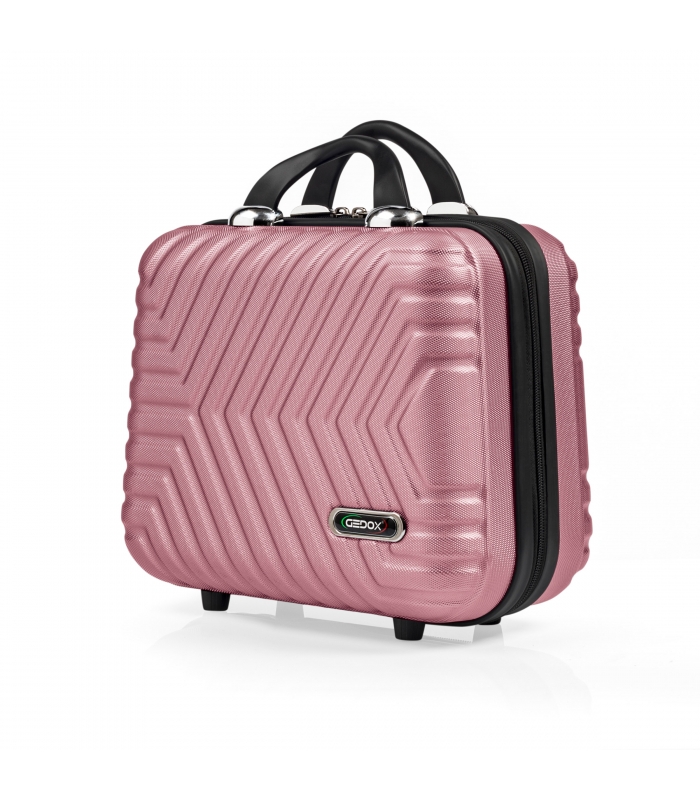 G&D Polo Suitcase Abs Makyaj&Hostes El Çantası Model:615.08 Gül Kurusu