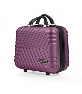 G&D Polo Suitcase Abs Makyaj&Hostes El Çantası Model:615.09 Mürdüm