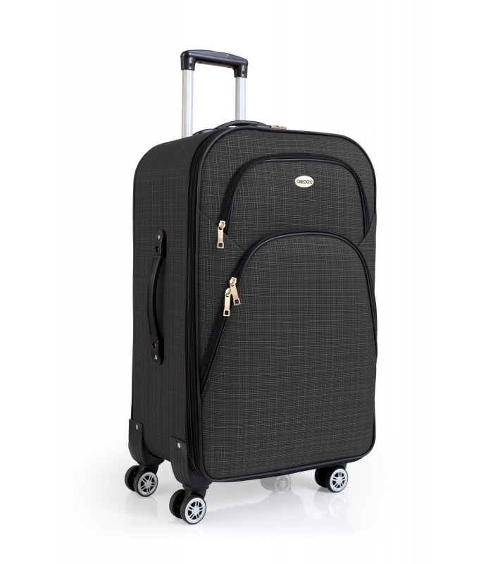 Gedox Battal Boy Havlu Kumaş Geniş Kasa 4 Teker - Model: 1010.01 Koyu Gri