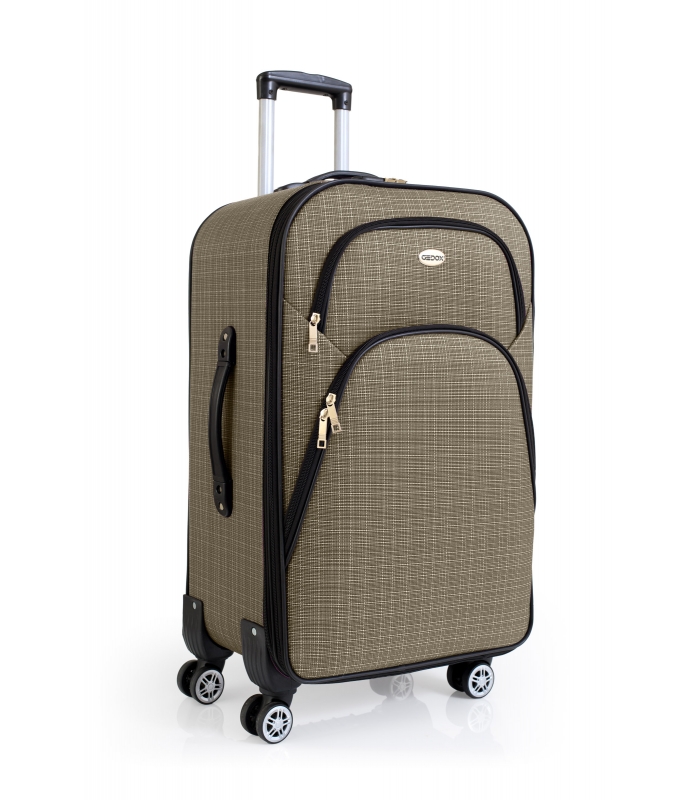 Gedox Battal Boy Havlu Kumaş Geniş Kasa 4 Teker - Model: 1010.02 Açık Gri