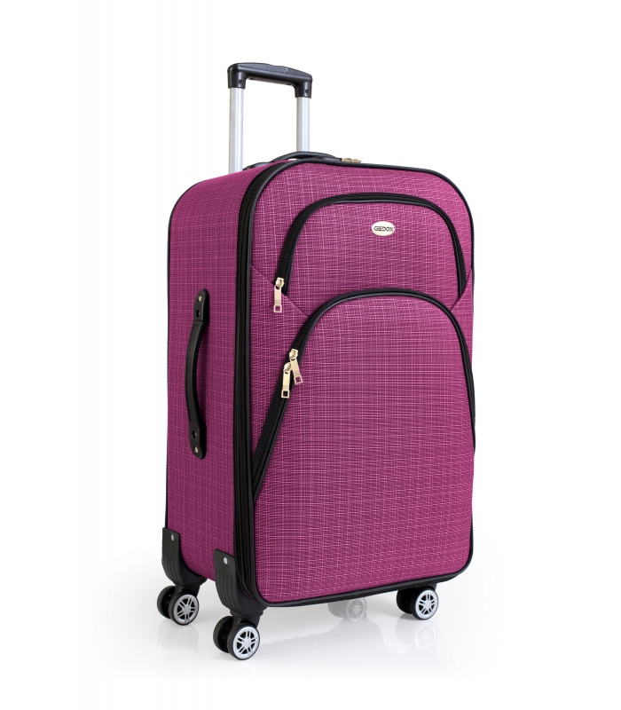 Gedox Battal Boy Havlu Kumaş Geniş Kasa 4 Teker - Model: 1010.05 Mürdüm