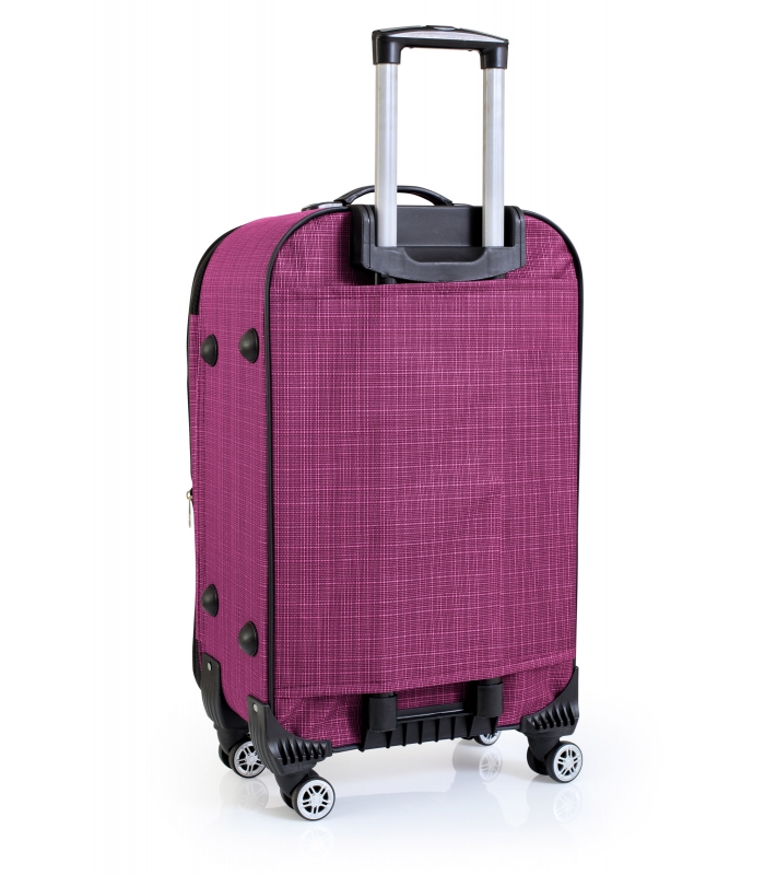 Gedox Battal Boy Havlu Kumaş Geniş Kasa 4 Teker - Model: 1010.05 Mürdüm