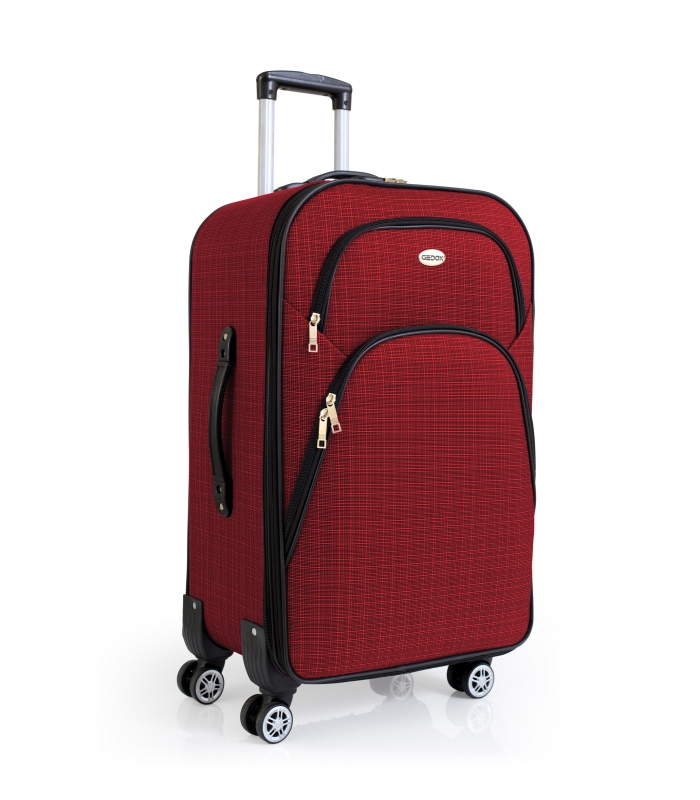 Gedox Battal Boy Havlu Kumaş Geniş Kasa 4 Teker - Model: 1010.06 Bordo