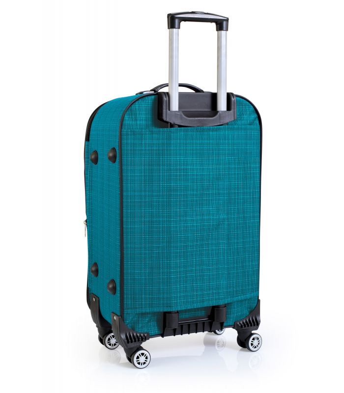 Gedox Battal Boy Havlu Kumaş Geniş Kasa 4 Teker - Model: 1010.07 Turkuaz